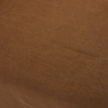 Como Linen Occasional Chair Cover Cocoa - 1 Seater color Linen Cocoa