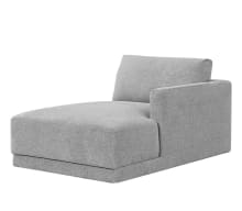 Haven California Slate Right Arm Facing Chaise Module color California Slate