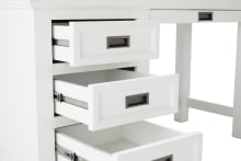 Aspen Brushed White Desk color White