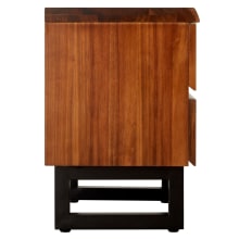 Croft Australian Blackwood Bedside Table - 2 Drawer color Blackwood