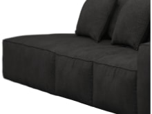 Riley California Charcoal Modular Sofa - 1x Arm, 2x Armless, 1x Left Terminal color California Charcoal