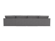 Retreat View Steel Modular Sofa - 4 Piece color View Steel