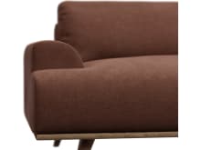 Dane Muse Rust Sofa - 3 Seater color Muse Rust