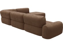 Beckett Tribute Chestnut Modular Sofa - 6 Piece color Tribute Chestnut
