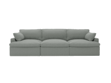 Retreat Tribute Storm Modular Sofa - 3 Piece color Tribute Storm