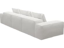 Riley Noa Fog Modular Sofa - 3 Seater color Noa Fog