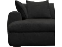 Tully California Charcoal Chaise Left Arm Facing Module color California Charcoal