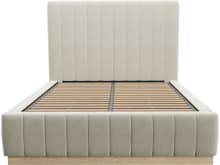 Brentwood Gas Lift Bed Muse Flax color Muse Flax