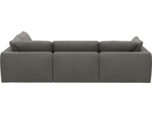 Cloud Deep Isla Soft Grey Modular Sofa - 5 Piece color Isla Soft Grey