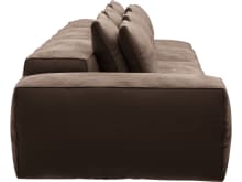 Riley Muse Chocolate Modular Sofa - 1x Arm, 2x Armless, 1x Right Terminal color Muse Chocolate