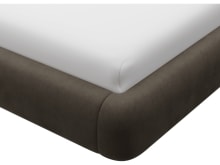 Capri Gas Lift Bed Muse Mink color Muse Mink