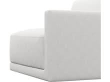 Haven Noa Fog Right Arm Facing Chair Sofa Module color Noa Fog