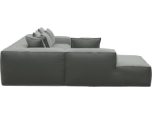 Riley Tribute Storm Modular Sofa - Arm, 2x Armless, Corner, Left Terminal color Tribute Storm