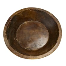 Bharat Wooden Bowl Small - 47cm x 47cm x 10cm color Natural