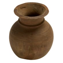 Bharat Wooden Pot - 26cm x 26cm x 23cm color Natural