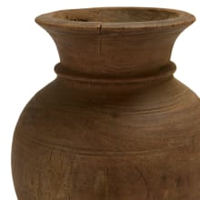Bharat Wooden Pot - 26cm x 26cm x 23cm color Natural