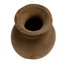 Bharat Wooden Pot - 26cm x 26cm x 23cm color Natural