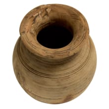 Bharat Wooden Pot - 26cm x 26cm x 23cm color Natural