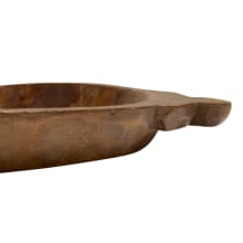 Bharat Wooden Tray - 49cm x 36cm x 4cm color Natural