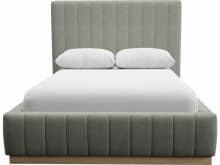 Brentwood Gas Lift Bed Toorak Pebble color Toorak Pebble