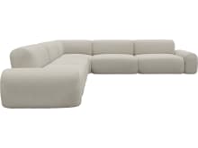Beckett Toorak Pearl Modular Corner Sofa - 7 Piece color Toorak Pearl