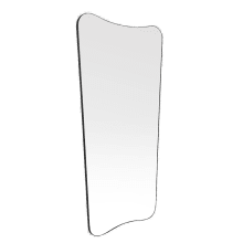 Bastille Floor Mirror Black - 100cm x 200cm color Black