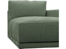 Haven Tribute Dark Jade Right Arm Facing Chaise Module color Tribute Dark Jade