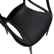 Manly Dining Chair Black color Black