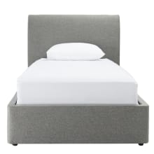 Forbes Right Drawer Storage Bed Solana Silver color Silver