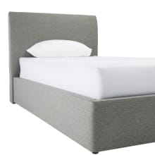 Forbes Right Drawer Storage Bed Solana Silver color Silver