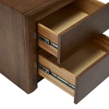 Bellambi Dark Messmate Bedside Table - 2 Drawer color Dark