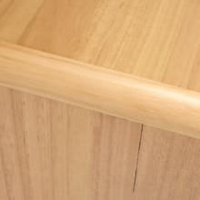 Chloe Bedside Table - 2 Drawer color Natural