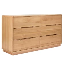 Chloe Dresser - 6 Drawer color Natural