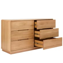 Chloe Dresser - 6 Drawer color Natural