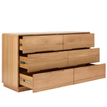 Chloe Dresser - 6 Drawer color Natural
