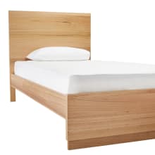 Clemence Plain Headboard Kids Bed color Natural
