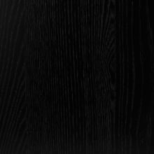 Morgan Oak Bedside Table Black - 2 Drawer color Black