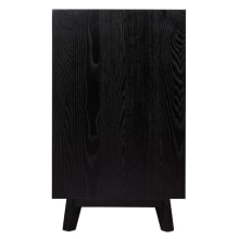 Morgan Oak Dresser Black - 6 Drawer color Black