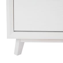 Morgan Oak Tallboy White - 4 Drawer color White