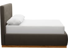 Haven Dark Gas Lift Bed Muse Mink color Muse Mink