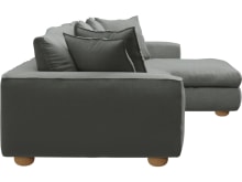 Tully Tribute Storm Chaise Sofa - 3 Seater color Tribute Storm