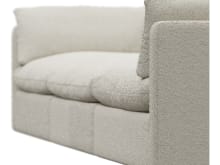 Willow Boucle Ivory Modular Sofa - 3 Seater color Boucle Ivory