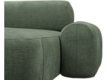 Beckett Tribute Dark Jade Chaise Sofa - 3 Seater color Tribute Dark Jade