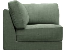 Monica Tribute Dark Jade Corner Sofa Chair Module color Tribute Dark Jade