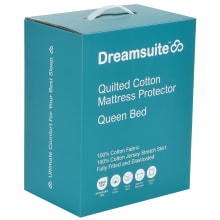 Dreamsuite Cotton Quilted Mattress Protector color White
