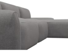 Beckett California Slate Chaise Sofa - 3 Seater color California Slate