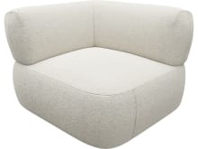Beckett Boucle Ivory Sofa Module Corner color Boucle Ivory