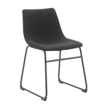 Montana Dining Chair Boucle Black color Boucle Black