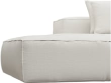 Riley Tribute Ice Modular Sofa - 1x Arm, 4x Armless, 1x Left Terminal color Tribute Ice