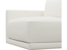 Haven Tribute Shell Left Arm Facing Chair Sofa Module color Tribute Shell
